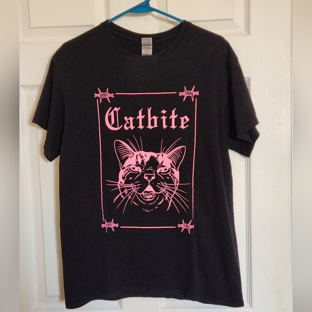 Catbite Gildan black T-shirt Sz Medium